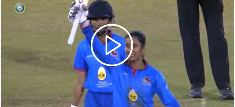 [Watch] Jemimah Rodrigues Celebrates 62-Ball Ton vs Andhra In SWT20 2023